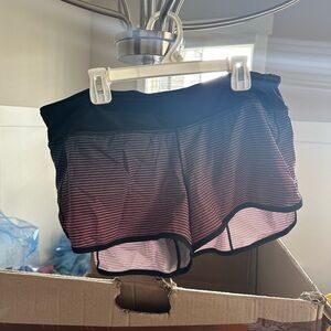 Black and Pink Gradient lululemon Athletic Shorts